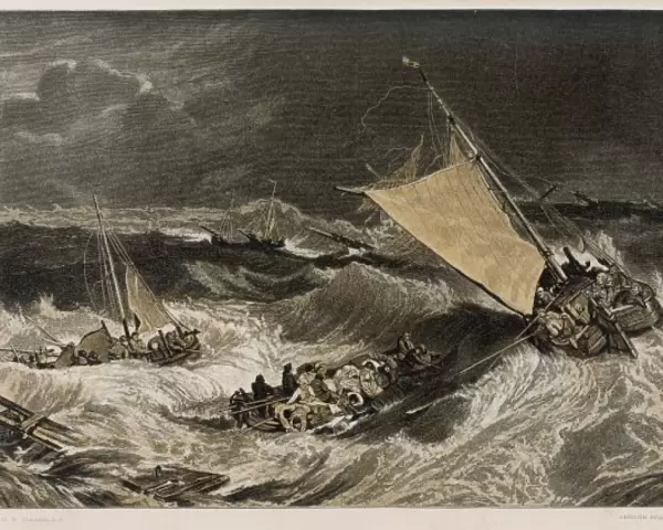 Fishing Fleet in Storm