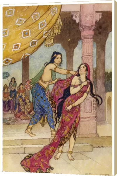 Draupadi and Duhsasanar