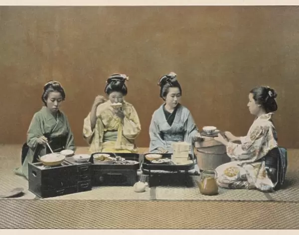 Japanese Women at Table