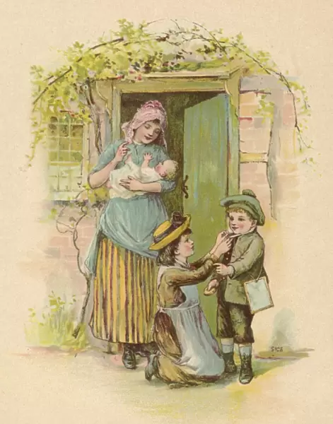Mother  /  3 Children 1890