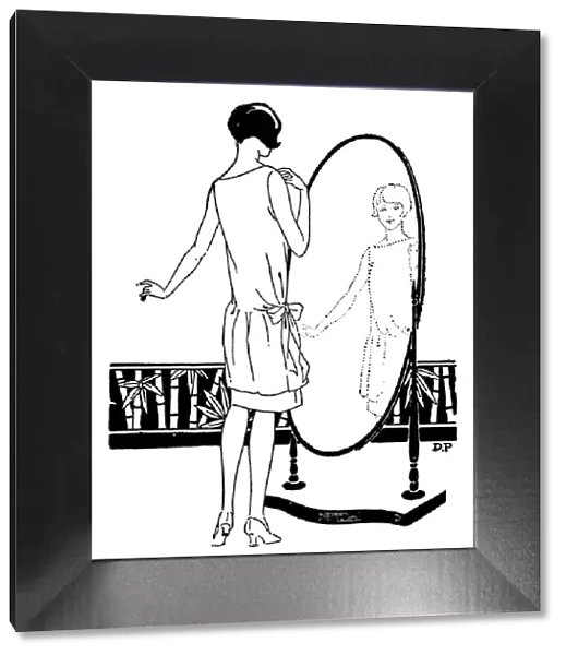 Woman  /  Oval Mirror 1927