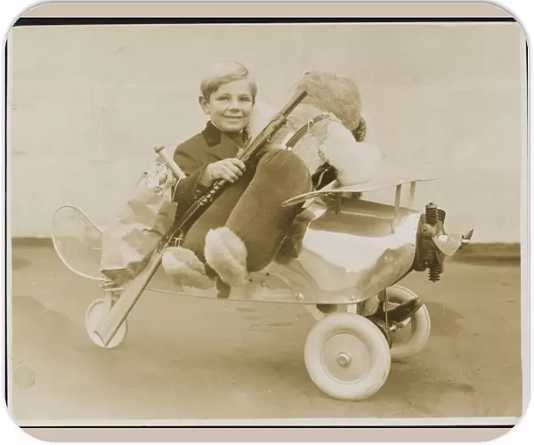 Child in Model Aeroplane