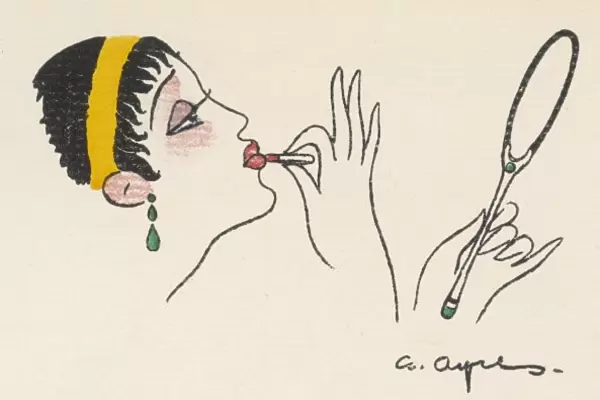Woman  /  Lipstick 1914