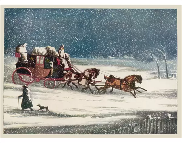 Brighton Mail in Snow