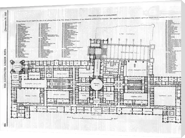 Parliament Plan  /  Iln  /  1843