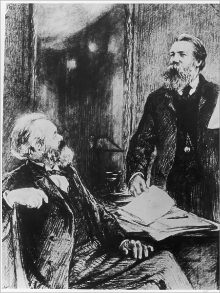 Friedrich Engels & Marx