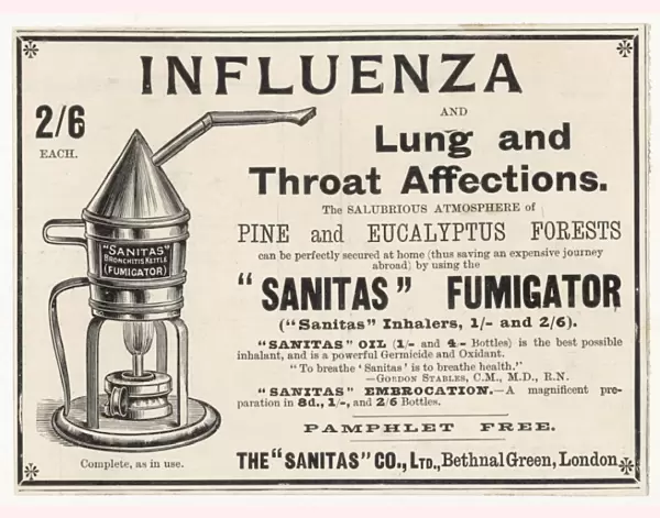 Influenza  /  Fumigator  /  1900