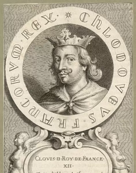 CLOVIS II king of Neustria, the first of les rois faineants (kings in name only)