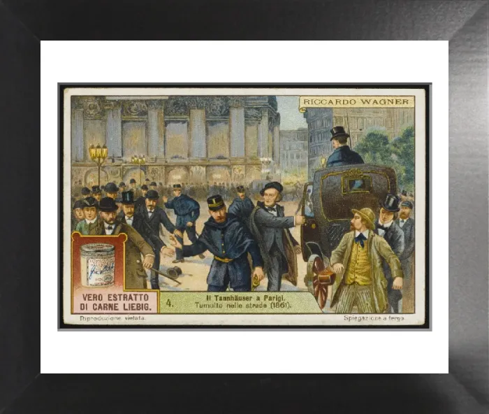 Framed Print : WAGNER  /  LIEBIG Print, 1861