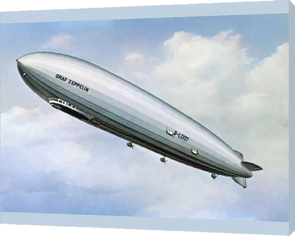 Zeppelin Lz 127  /  Postcard