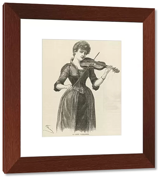 Lady Plays the Violin