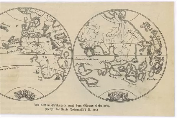 World Map  /  Behaim 1492