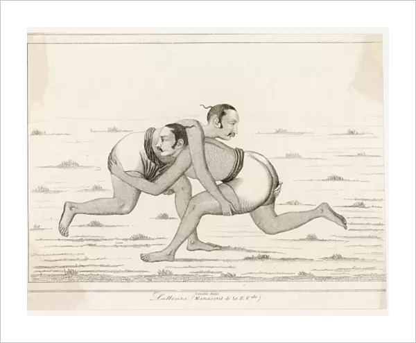 Two Indian Wrestlers