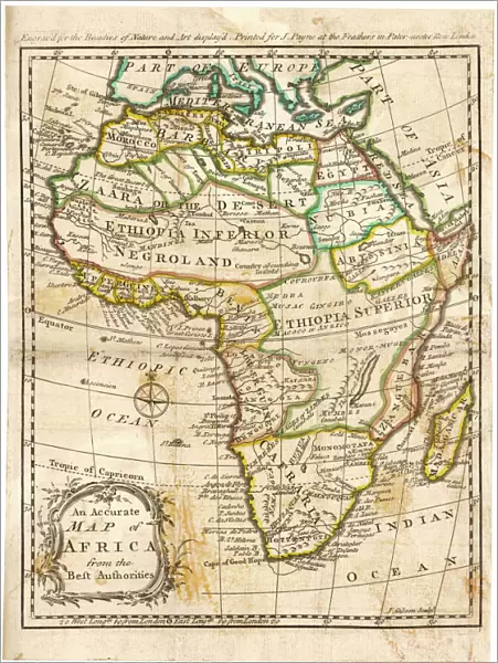 MAP  /  AFRICA 1763