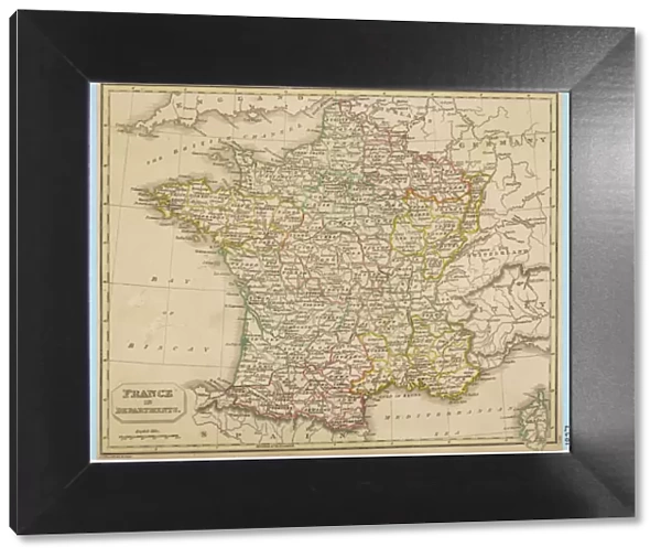 Map  /  Europe  /  France 1827