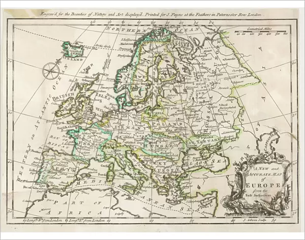 MAP  /  EUROPE 1763