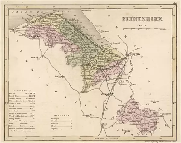 Map  /  Flintshire C1857