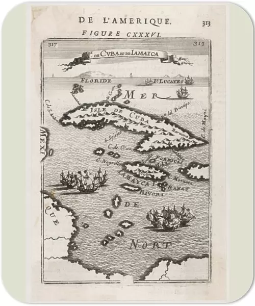 Map  /  West Indies 1683