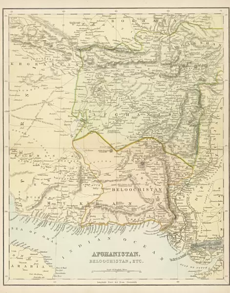 Map  /  Afghanistan C1860S