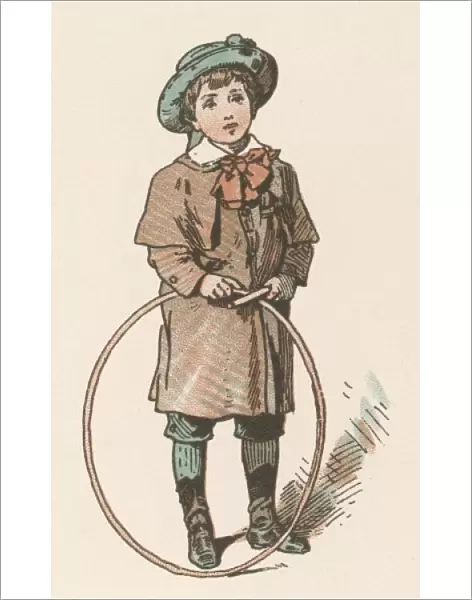 Boy with his Hoop  /  1893