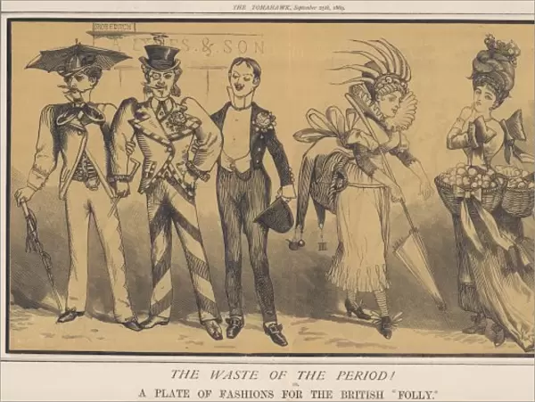 Satire on Fashions 1869