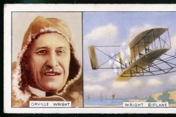 Wright and 1908 Biplane