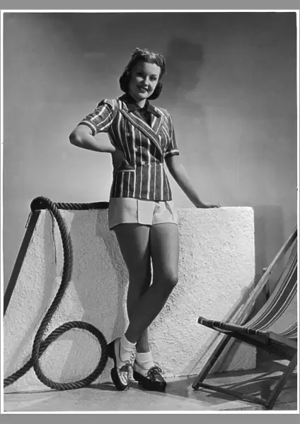 Model in Shorts 1940
