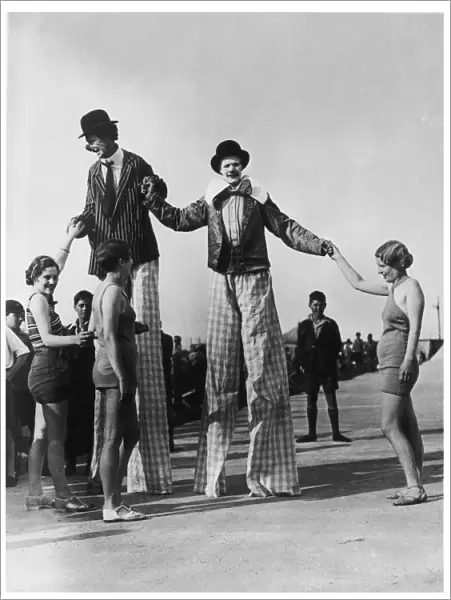 Clowns on Stilts 1933