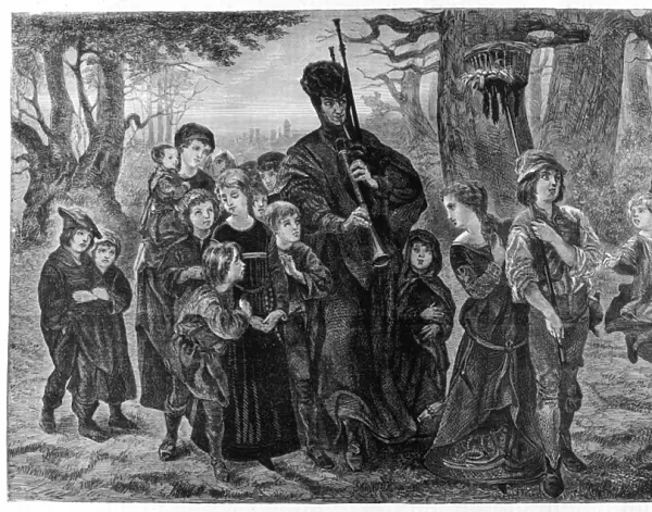 Pied Piper with Children