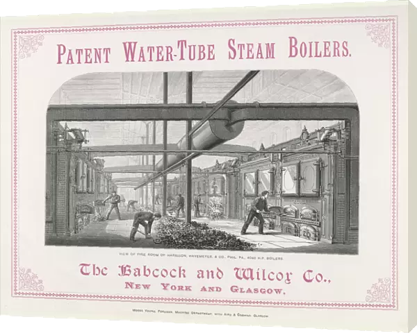 Steam Boilers  /  1885 Ad