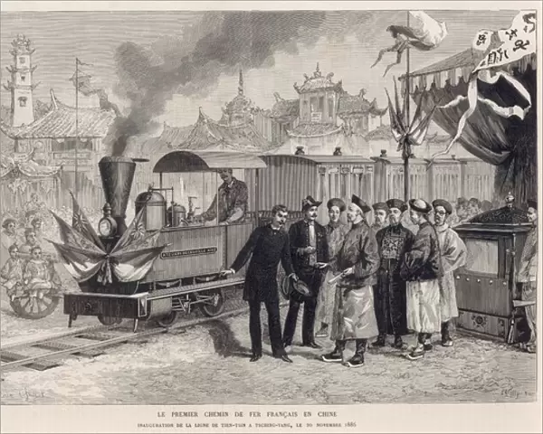 Train in China 1886