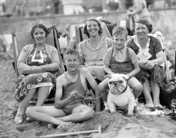 On Margate Beach 1920S