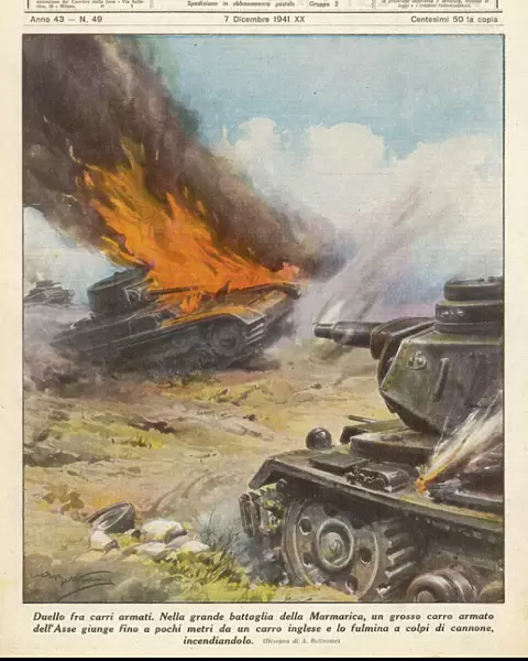Tanks Near Tobruk