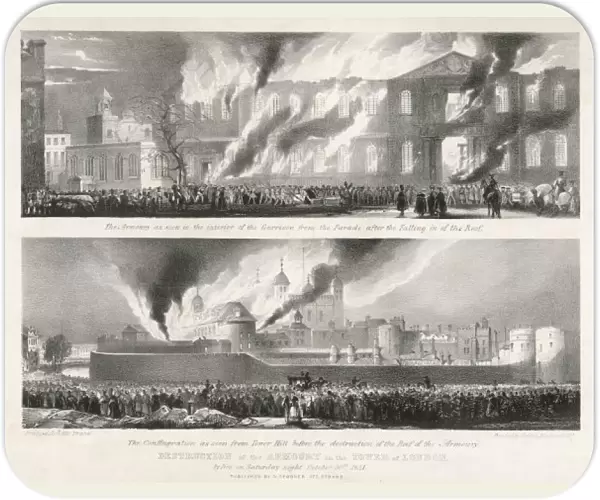 Fire at the Tower 1841