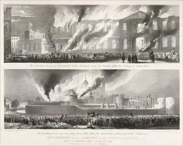 Fire at the Tower 1841