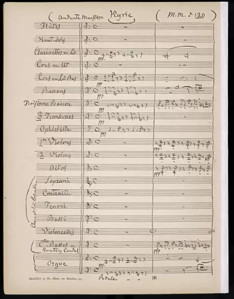 Rossini  /  Kyrie  /  Orch Score