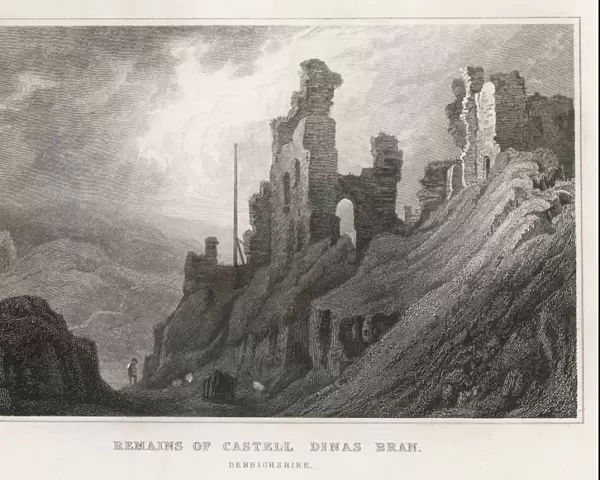 Dinas Bran Ruins  /  1830