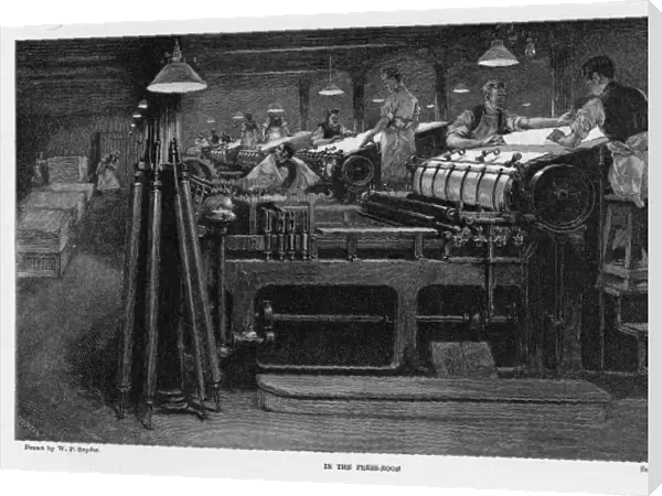 Printing  /  Press-Room  /  1887