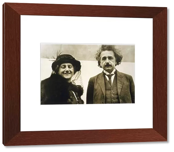 Einstein and Wife 1922