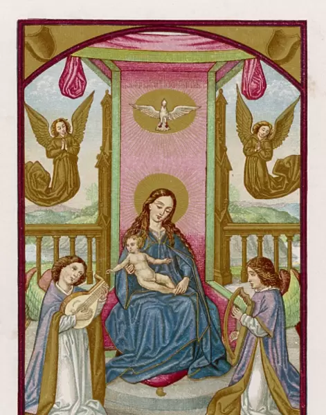 Mary, Jesus, Angels