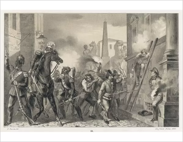 1848  /  Fighting in Rome