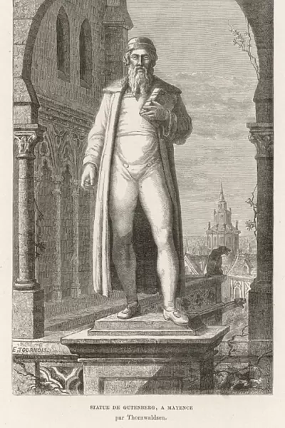 Johann Gutenberg  /  Statue