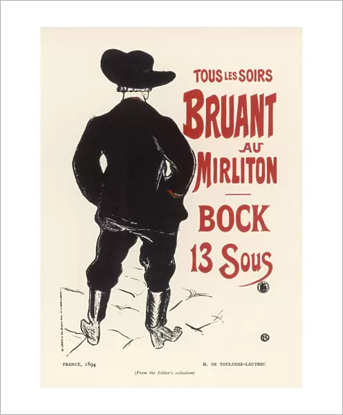 Bruant by Lautrec