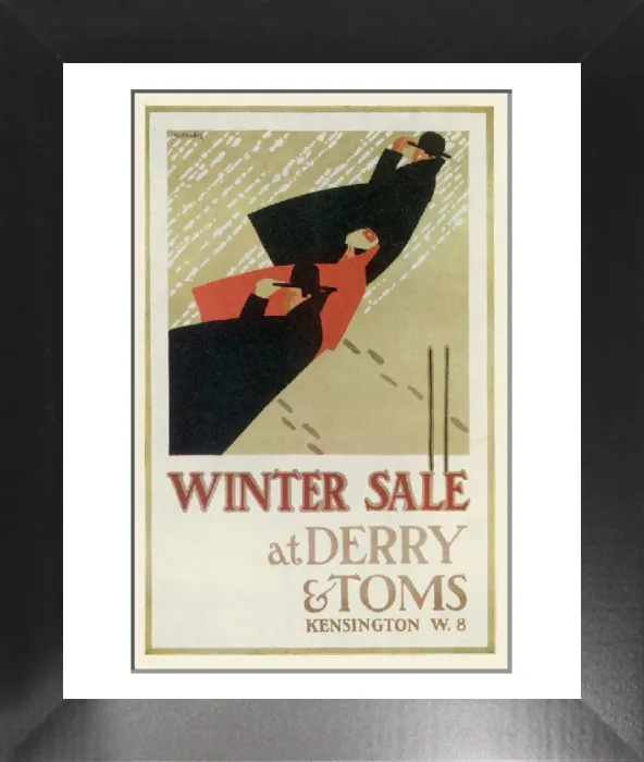 Framed Print : Derry and Toms Department Store Print Framed Print : Derry and Toms Department Store Print