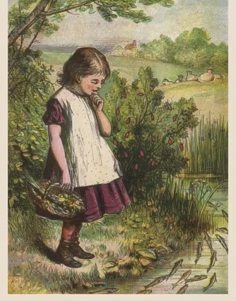 Girl Looks at Brook 1860