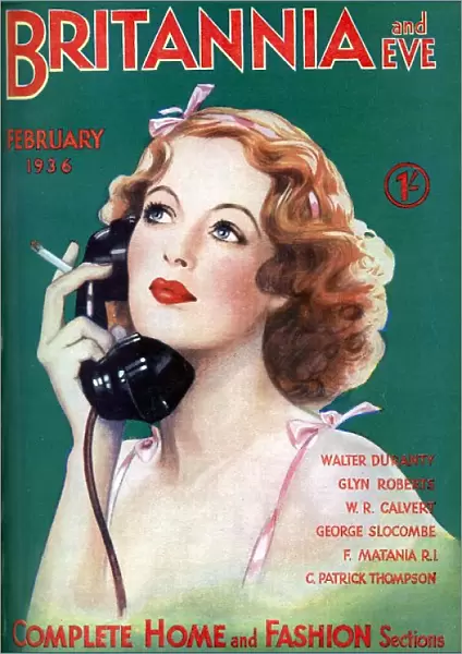 Cover of Britannia and Eve, February 1936