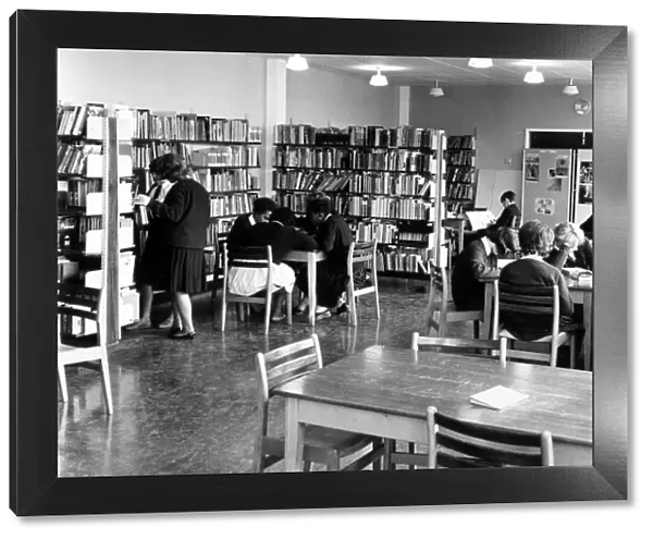 Kingsdale School library, Dulwich, South London