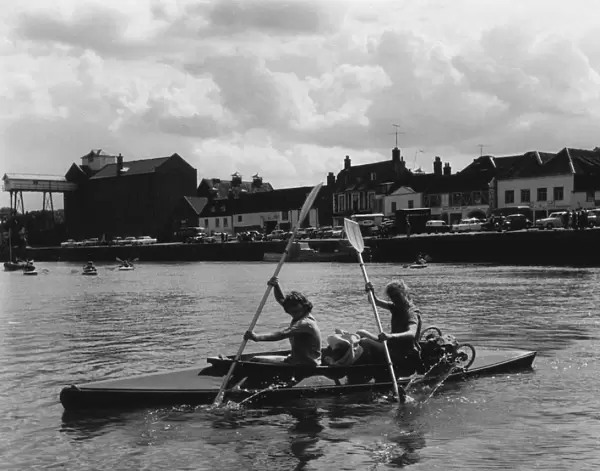 Canoeing at Wells C1960S