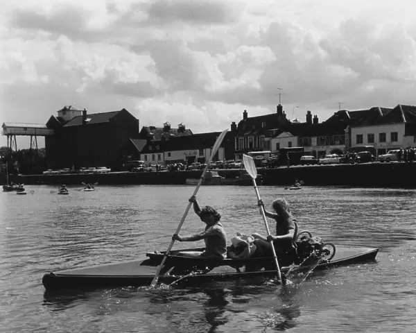 Canoeing at Wells C1960S