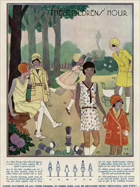 Girls Fashions 1929